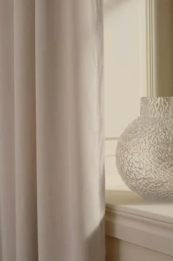 Ellos Gardiner Efter Mål>Home DEMI skræddersyet fløjlsgardin Naturlig hvid