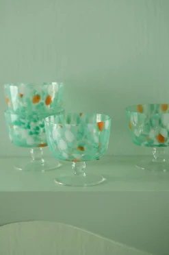 Ellos Borddækning & Servering>Home Dessertskål Dotti 4-pak Green/orange