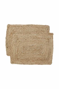 Ellos Home Dækkeserviet Jute 2-pak Natur Clearance