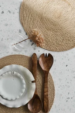 Ellos Borddækning & Servering|Bordtekstiler>Home Dækkeserviet Ria i jute, 4-pak Naturbeige