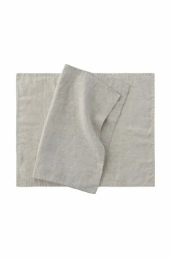 Ellos Home Dækkeserviet Malva 2-pak i 100% hør Lærredsbeige Outlet