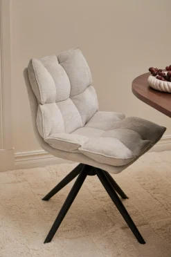 Ellos Home Drejestol Otto 2-pak Cremet hvid Online