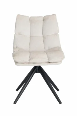 Ellos Home Drejestol Otto 2-pak Cremet hvid Online