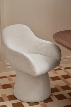 Ellos Home Drejestol Skagen 1-pak Cremet hvid