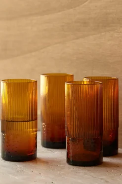 Ellos Borddækning & Servering>Home Drikkeglas Vanity 460 ml 4-pak Amber