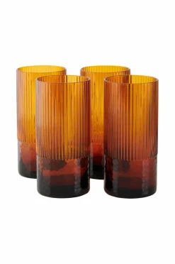 Ellos Borddækning & Servering>Home Drikkeglas Vanity 460 ml 4-pak Amber