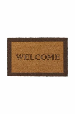 Ellos Dørmåtter & Trappetrinstæpper>Home Dørmåtte Welcome Naturbrun