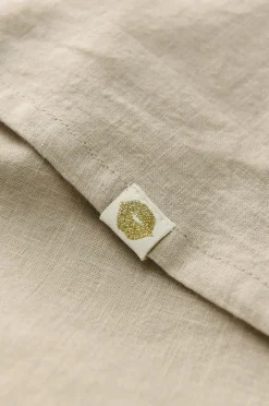 Ellos Home Dug Elly i genanvendt halvlinned Ø 150 cm Linen beige Clearance