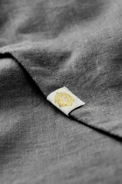 Ellos Home Dug Elly i genanvendt halvlinned Ø 150 cm Åskgrå New