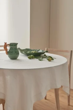 Ellos Borddækning & Servering|Bordtekstiler>Home Dug Malva i 100% hør 140x140 cm Hvid