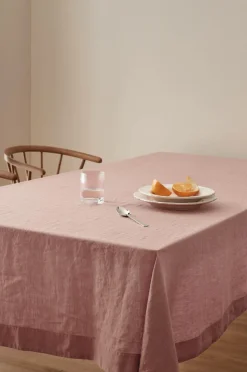 Ellos Home Dug Malva i 100% hør Rosa Discount