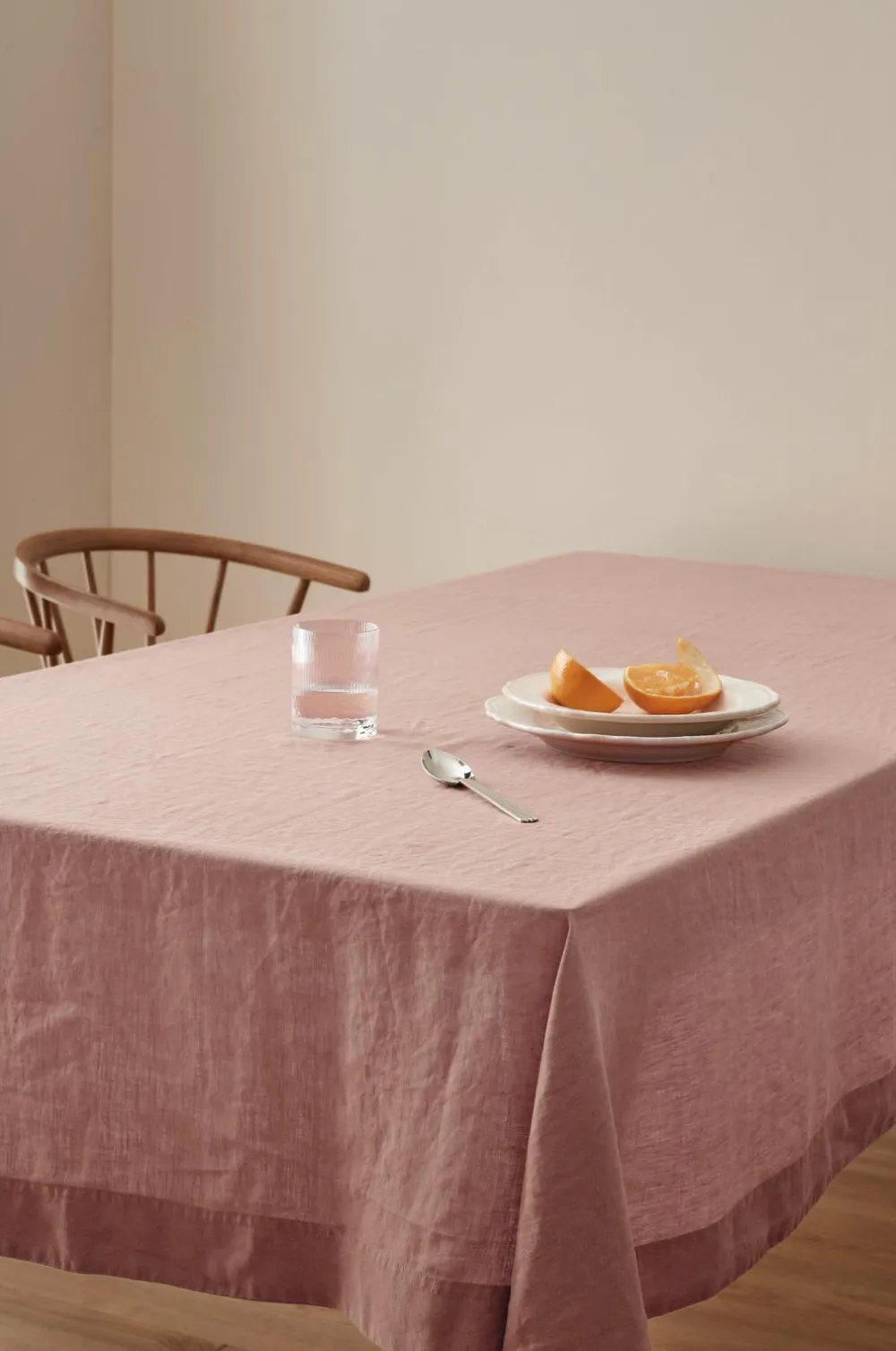 Ellos Home Dug Malva i 100% hør Rosa Discount