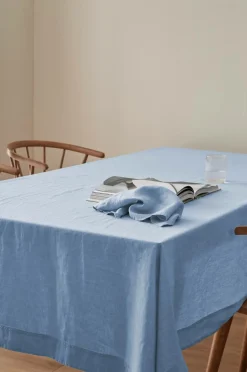 Ellos Borddækning & Servering>Home Dug Malva i 100% hør Himmelblå