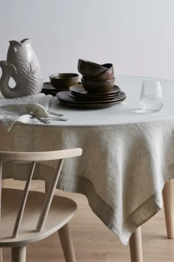 Ellos Borddækning & Servering|Bordtekstiler>Home Dug Malva i 100% hør 140x140 cm Lærredsbeige