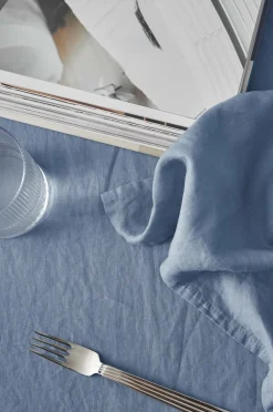 Ellos Home Dug Malva i 100% hør Antikblå Sale