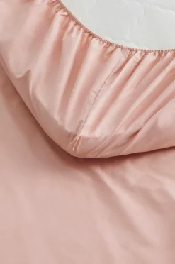 Ellos Home Faconsyet lagen Crystal i bomuldspercale Rosa Hot