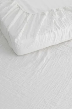 Ellos Lagener>Home Faconsyet lagen Candela i muslin Hvid