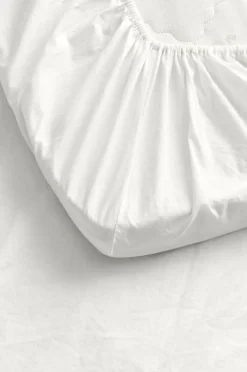 Ellos Lagener>Home Faconsyet lagen Milly i vasket bomuld Hvid