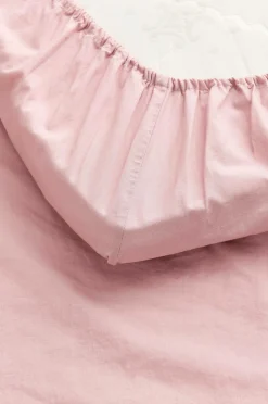 Ellos Lagener>Home Faconsyet lagen Milly i vasket bomuld Lys rosa