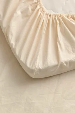 Ellos Lagener>Home Faconsyet lagen Milly i vasket bomuld Linen beige