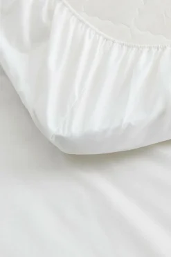 Ellos Lagener>Home Faconsyet lagen Crystal i bomuldspercale Hvid