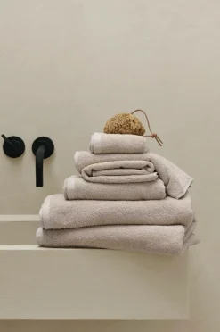 Ellos Home Frottésæt Elise i 6 dele Beige