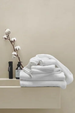 Ellos Badeværelsestekstiler>Home Frottésæt Elise i 6 dele Hvid