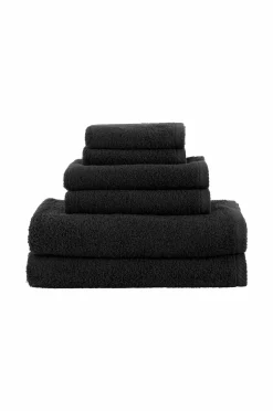 Ellos Home Frottésæt Elise i 6 dele Sortgrå New