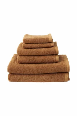 Ellos Home Frottésæt Elise i 6 dele Sennepsgul