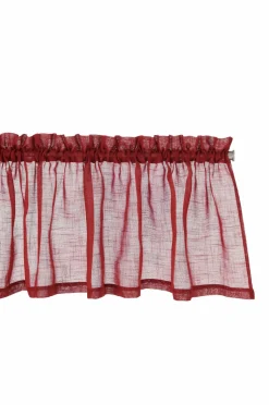 Ellos Home Gardinkappe Lara Rød Sale