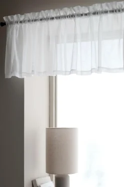 Ellos Julegardiner|Gardinkapper>Home Gardinkappe Lara Mat hvid hvid