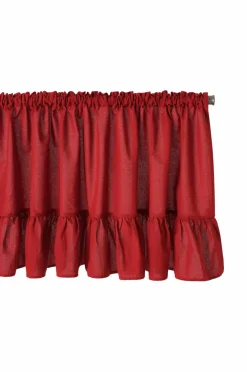 Ellos Home Gardinkappe Lina Rød Clearance