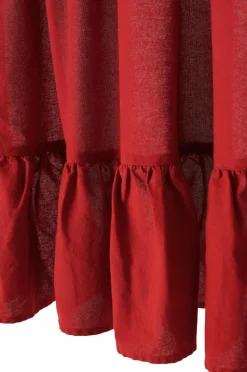 Ellos Home Gardinkappe Lina Rød Clearance