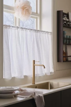 Ellos Gardinkapper>Home Gardinkappe / Café-gardin Edda Hvid