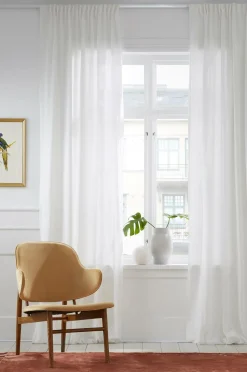 Ellos Home Gardinlængde med rynkebånd Beata, 2-pak Hvid Online