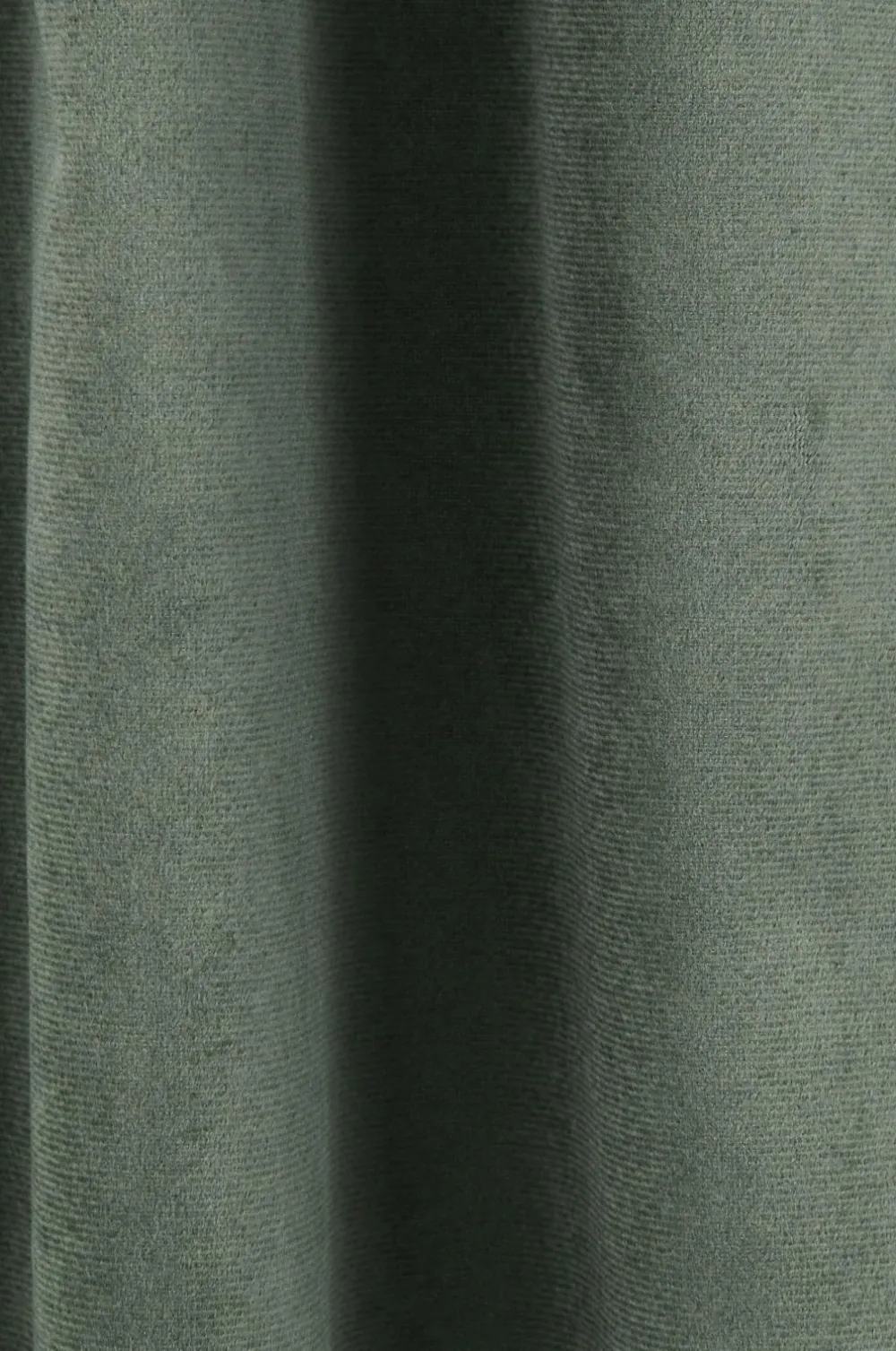 Ellos Home Gardinlængde med sejlringe Nora i velour, 2-pak Kakigrøn Hot