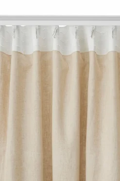Ellos Home Gardinlængde med rynkebånd Beata, 2-pak Lærredsbeige