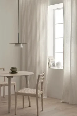 Ellos Home Gardinlængde med multibånd, Jonna 2-pak Lærredsbeige