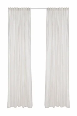 Ellos Home Gardinlængde med multibånd, Jonna 2-pak Lærredsbeige