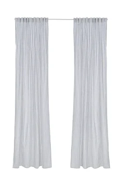 Ellos Julegardiner>Home Gardinlængde med multibånd, Jonna 2-pak Blue/misty grey