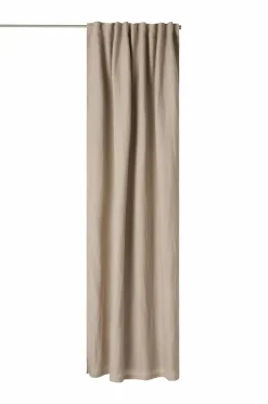Ellos Home Gardinlængde med rynkebånd Alexandra 1-pak A121b 100% linen beige Best
