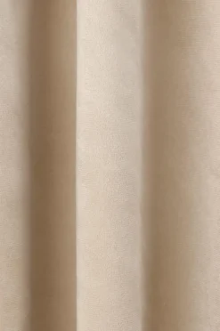 Ellos Home Gardinlængde med multibånd Nora i velour, 2-pak BEIGE Best