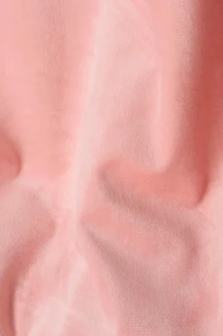 Ellos Home Gardinlængde med sejlringe Nora i velour, 2-pak Lyserød Clearance