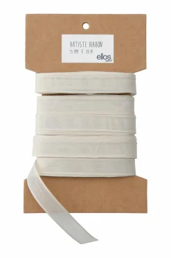 Ellos Gavepapir & Tilbehør>Home Gavebånd Batiste 20 m Cremehvid