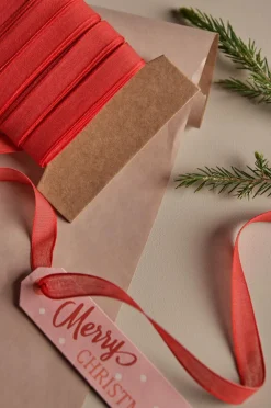 Ellos Gavepapir & Tilbehør>Home Gavebånd Batiste 20 m Red 20