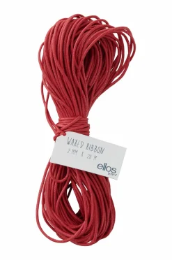 Ellos Home Gavebånd Cotton Waxed 20 meter Rød Sale