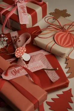 Ellos Home Gavebånd Cotton Waxed 20 meter Rød Sale