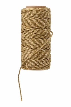 Ellos Home Gavebånd Flashy Ribbon 25 meter Guldfarvet Clearance