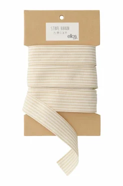 Ellos Home Gavebånd Stripe 20 m Beige/cremehvid Best