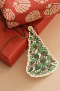 Ellos Home Gaveetiketter 10-pak Grøn/lyserød